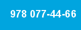 978 077-44-66 978 077-44-66